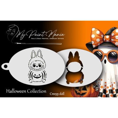 My Paint Mania Creepy Halloween Doll Labubu My Paint Mania Creepy Halloween Doll Labubu